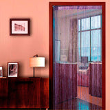 Shiny Flash Silver Line String Curtain