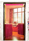 Shiny Flash Silver Line String Curtain