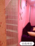 Shiny Flash Silver Line String Curtain
