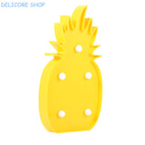 3D Flamingo Pineapple Cactus Night Lights
