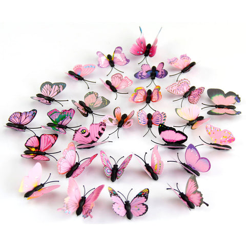 12pcs 3D Butterfly Wall Stickers