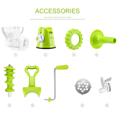 Multi functional Home Manual Meat Grinder