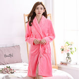 Women Floral Bathrobe