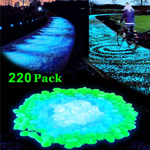 220 Pcs Garden Ornaments Stone
