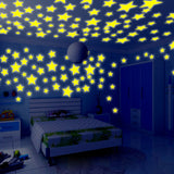 100PC Kids Bedroom Stars Wall Stickers