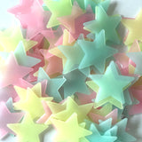 100PC Kids Bedroom Stars Wall Stickers