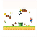 Super Mario Bros Kids Removable Wall Sticker