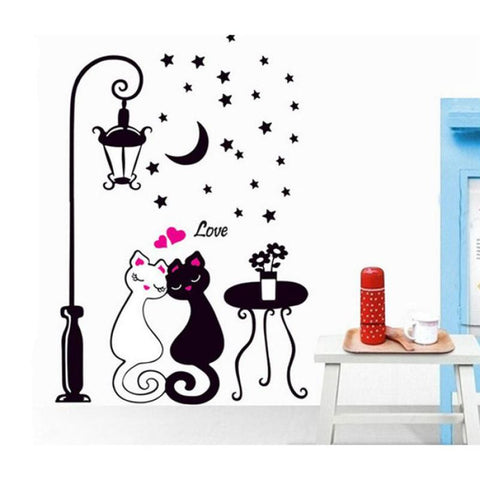 Cat lovers Wall Art Decal Sticker